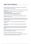 OSAT&lowbar; Early Childhood with complete solution