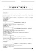Class notes Mathematics  ( number theory)