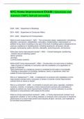 NYC Home Improvement EXAM &lbrack;&nbsp;Questions and Answers 100&percnt; Solved correctly&period;&rsqb;