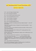 pci fundamentals Exam Questions with correct Answers