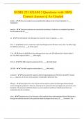 NURS 221 EXAM 3 Questions with 100% Correct Answer s| A+ Graded