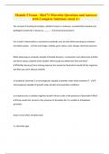 Module 5 Exam - Bio171 Microbio Questions and Answers  with Complete Solutions rated A&plus;