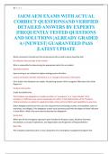 IAEM AEM EXAMS WITH ACTUAL  CORRECT QUESTIONSAND VERIFIED  DETAILED ANSWERS BY EXPERTS  &vert;FREQUENTLY TESTED QUESTIONS  AND SOLUTIONS &vert;ALREADY GRADED  A&plus;&vert;NEWEST&vert; GUARANTEED PASS  &vert;LATEST UPDATE
