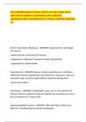 ATI COMPREHENSIVE FINAL LATEST ACTUAL EXAM 2024- 2025 WITH CORRECT QUESTIONS AND VERIFIED  ANSWERS&vert;100&percnt; GUARANTEED TO PASS&excl;&vert;ALREADY GRADED