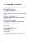 ICC California UST Inspector Exam