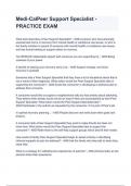 Medi-CalPeer Support Specialist - PRACTICE EXAM