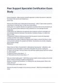Peer Support Specialist Certification Exam Study &lpar;1&rpar;