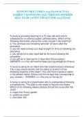 ATI PEDS PROCTORED 2019 EXAM ACTUAL  CORRECT QUESTIONS AND VERIFIED ANSWERS  REAL EXAM LATEST UPDATE FOR 2024 EXAM&period;