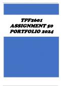 TPF2601 Assignment 50 Portfolio 2024