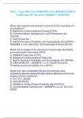 WGU - D431 DIGITAL FORENSICS IN CYBERSECURITY  EXAM 2024 WITH 100&percnt; CORRECT ANSWERS