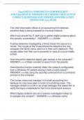 D431 DIGITAL FORENSICS IN CYBERSECURITY AND C840 DIGITAL FORENSICS IN CYBERSECURITY ACTUAL  CORRECT QUESTIONS AND VERIFIED ANSWERS LATEST  UPDATE FOR 2024 EXAM&period;