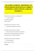 QUALTRICS COREXM - REPORTING ON  YOUR INSIGHTS QUESTIONS & CORRECT  ANSWERS &vert; LATEST UPDATE &vert;ALREADY  GRADED A&plus;