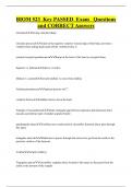 BIOM 523 Key PASSED Exam Questions  and CORRECT Answers