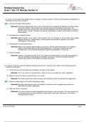 NURS 131 ATI (Detailed Answer Key) EXAM 1 Section A|FREQUENTLY TESTED |100% ACCURATE.