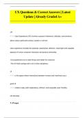 UX Questions & Correct Answers &vert; Latest  Update &vert;Already Graded A&plus;