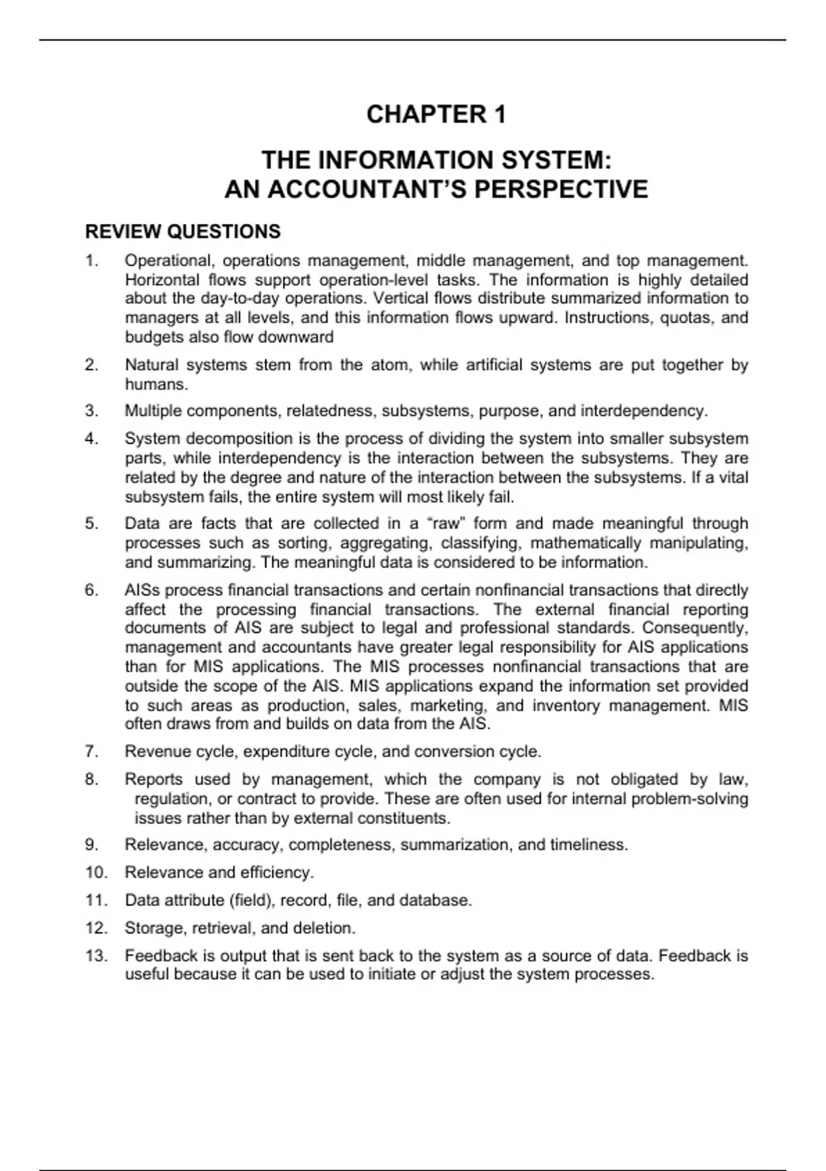 Solutions Manual For Accounting Information System 6th Edition James A ...