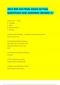 2024 IDIS 433 FINAL EXAM ACTUAL QUESTIONS AND ANSWERS GRADED A&plus;