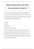 MN551 Final Questions with 100% Correct Answers | Graded A+