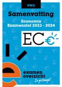 Samenvatting Economie Examen VWO 2024