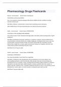 Pharmacology Drugs Flashcards Exam With Accurate Answers 100&percnt; Verified&sol;2024&period;
