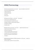 HOSA Pharmacology Prep Exam Questions And Answers All Correct&sol;2024&period;