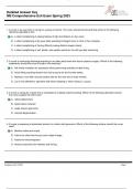 ATI MS COMPREHENSIVE EXIT EXAM SPRING 2023-2024 (Detailed Answer Key) Already graded