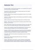 Asbestos Test with complete solution