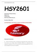 HSY2601 ASS 4 SEME 1 2024