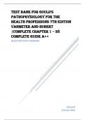  Gould's Pathophysiology for the Health Professions&comma; 7th Edition &lpar;VanMeter 2023&rpar; Chapter 1-28 &vert; All Chapters