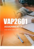 VAP2601 ASSIGNMENT 2 2024