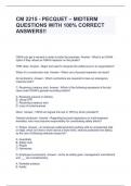 CM 2215 - PECQUET &ndash; MIDTERM QUESTIONS WITH 100&percnt; CORRECT ANSWERS&excl;&excl;