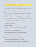 USA PTP 1 Final Exam with 100&percnt; Correct Answers