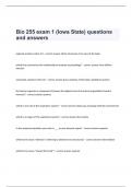 Bio 255 exam 1 (Iowa State) questions and answers   regional anatomy refers to​? - correct answer-all the structures of an area of the body