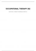 Occupational Therapy 178 ALL Notes