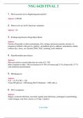 NSG 6420 FINAL 3 &lpar;Latest 2024 &sol; 2025&rpar; Questions & Answers with rationales