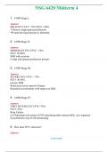 NSG 6420 Midterm 4 &lpar;Latest 2024 &sol; 2025&rpar; Questions & Answers with rationales