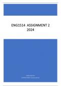 ENG1514 ASSIGNMENT 2 ANSWERS 2024