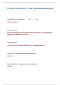A LEVEL OCR A CHEMISTRY EXAM QUESTIONS AND ANSWERS