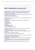 CMS 315M Midterm Review 2023-2024 Exam Questions and Answers