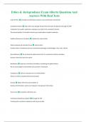 Ethics & Jurisprudence Exam Alberta Questions And Answers With Real Tests