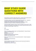 Bundle For BNSF Telecom 1 Exam Questions with Correct Answers