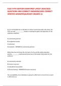 FLSE II 4TH EDITION EXAM PREP LATEST 2024&sol;2025 QUESTIONS AND CORRECT ANSWERS&lpar;100&percnt; CORRECT VERIFIED ANSWERS&rpar;ALREADY GRADED A&plus;