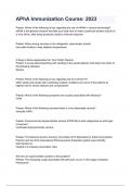 APhA Immunization Course&lowbar; 2023