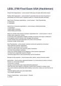 LEGL 2700 Final Exam UGA &lpar;Hackleman