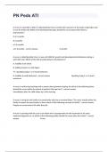 PN Peds ATI Assessment Exam With 100&percnt; Verified Answers&sol;2024&period;