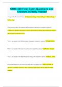 OMIS 338 Final Exam Questions and  Answers Already Passed