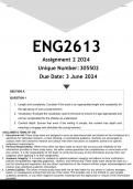 ENG2613 Assignment 2 (ANSWERS) 2024 - DISTINCTION GUARANTEED