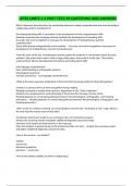 LETRS UNITS 1-4 POST-TEST&sol;45 QUESTIONS AND ANSWERS