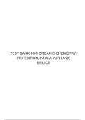 TEST BANK FOR ORGANIC CHEMISTRY, 8TH EDITION, PAULA YURKANIS BRUICE