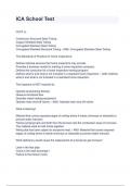 ICA School Test with complete solution &sol; Latest updated &period;